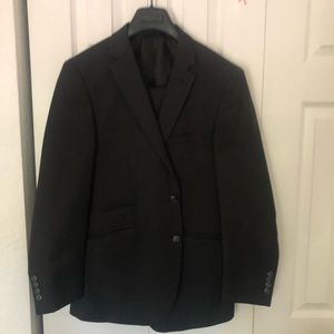 Mens Dark Grey Suit - barely used - 40S slim fit -  tailored pants 31/31